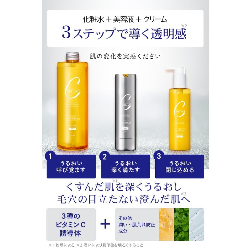 CVITAS C Lotion + C Serum + C Cream Vitamin