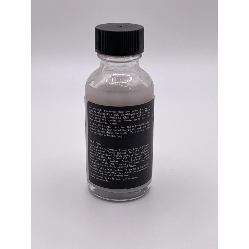 Shea Moisture African Black Soap Bamboo Charcoal Detoxifying Drying Lotion