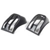 carmotion88 Black Car Tail Light Cover Rear Light Protector Trim