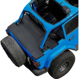 Coverspec Tonneau Cover Compatible with Jeep Trunk Cover Wrangler JL 4 Door (2018-Current)