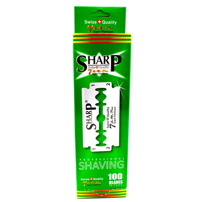100 Rasierklingen Sharp 7Am Super Platinum