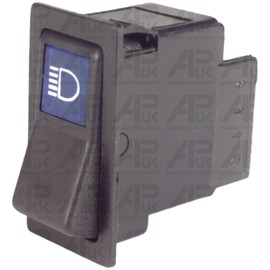 APUK 2x Main Beam Rocker Switch 2 Spade Pin Replacement for Deutz-Fahr Fiat Landini Tractor