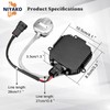Niyako Xenon HID Ballast Headlight Control Unit with Ignitor Replacement#