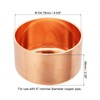 PATIKIL 4" Copper Pipe End Cap, 1Pcs Copper Fitting Cap