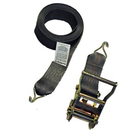 SecureMyCargo 2" x10' Ratchet Strap w/ 1" Wire Hooks' 1000#WLL | Tree Stand Strap