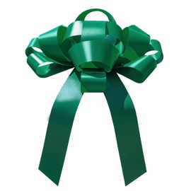 CarBowz Big Green Car Bow, Giant 30" Bow, Non Scratch Magnet, Weather Resistant Vinyl