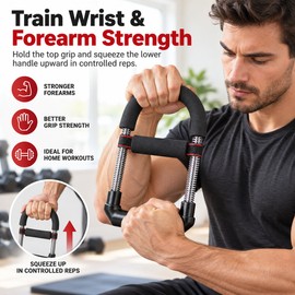 Wrist & Forearm Strengthener for Home Workouts – Portable Hand Training Tool for Arms, Grip & Fitness Exercises