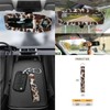 Wanyint Brown Black Cow Print 15 PCS Car Seat Cover