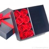 collar de 4 corazones y trebol, caja de regalo con