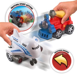 NKOK Junior Racers 2PK Friction Powered Train & Plane