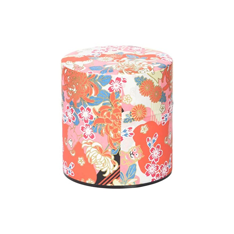 Yamako 79214 Tea Caddy Pokkan Zodiac Small 3.0 x 3.0