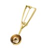 ZYHUI Gold Ice Cream Scoop Stainless Steel Cookie Scoops for