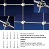 10Pcs Cross Cable Clamps 316 Stainless Steel Corrosion Resistant Cross