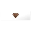 CafePress Book Lover Heart Shape Reading Club Bumper Sticker 10"x3"