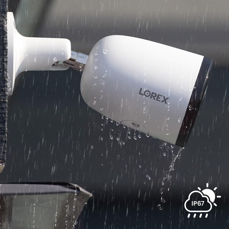 Lorex H30-4K+ 12MP IP Wired Bullet Security Camera with Smart