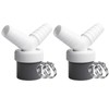 Washing Machine Waste Splitter, 2-Pack Double Drain Hose Connector, Washing