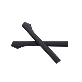 NicelyFit Temple Arm Leg Ear Socks for Oakley Boomstand OX5042 Eye Glass Frames (Black - 1 Pair)