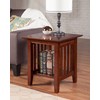 Atlantic Furniture Mission End Table, Walnut