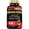210 Capsules - 6in1 Cayenne Pepper Powder Capsules with Organic