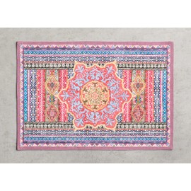 Maison d' Hermine Ispahan 100% Cotton Set of 4 Placemats for Dining Table | Kitchen | Wedding | Everyday | Dinner Parties | Thanksgiving / Christmas (33 cm x 48 cm)