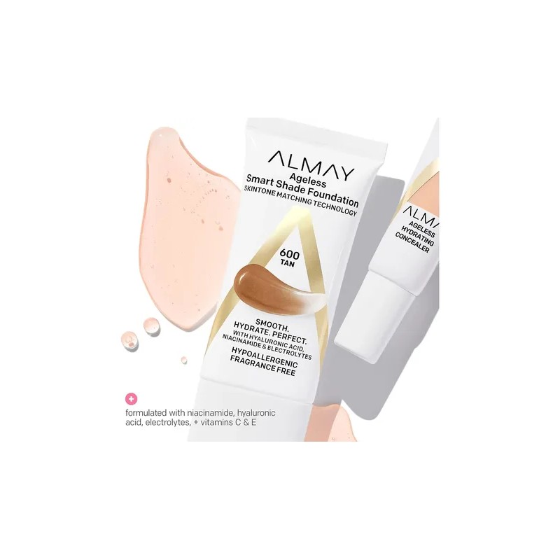 Almay Base Antienvejecimiento, Maquillaje Facial Smart Shade