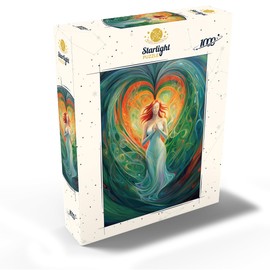 MyPuzzle Ethereal Goddess of Love and Nature in Spiritual Art - Premium 1000 Piece Jigsaw Puzzle for Adults