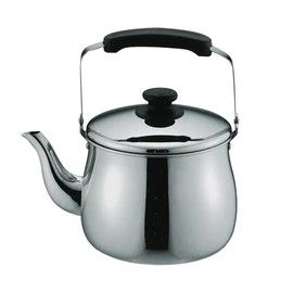 Pearl Metal AZ-7142 Wide Mouth Kettle, 9.1 gal (3.2 L), Induction Compatible, Stainless Steel