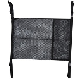 Portable Double Oxygen Cylinder Tank Bag Wheel Chair Hanging Nylon Mesh BagBlack 64x46cm