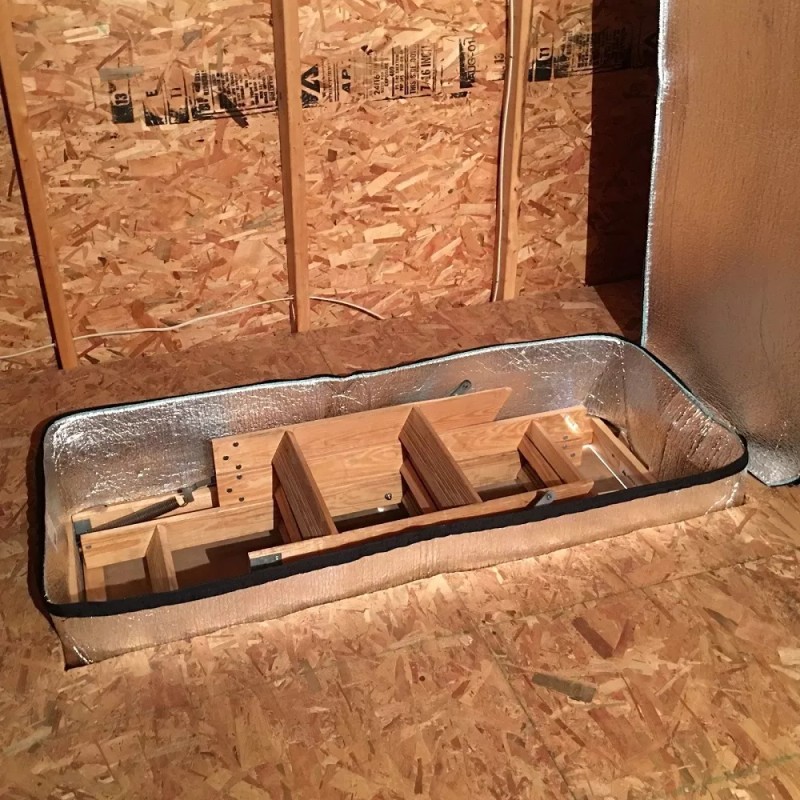 IES 25 x 54 x 9 Attic Access Door, Pull