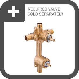 Moen T2470BN Genta LX Posi-Temp with Built-in 3-Function Transfer Trim Kit Valve Required, Brushed Nickel