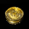 Metal D20 Gold Roulette Spinner Die | Compass-Style RPG Gaming