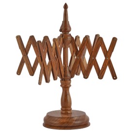 Brainmart Yarn Swift Umbrella Table Top Yarn Winder | Rosewood X-Large Yarn Swift | Effortlessly Wind Your Yarns and Fibers | Knitting Tool for Swift Winding Lines, Laces Yarns - Rosewood (Swift)