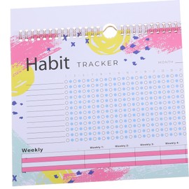 Gatuida No Date Spiral Habit Tracker Journal Multi Functional Planner for Goals Sleep and Learning Tracking Design for Daily Reminders for All Users
