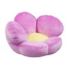 ECR4Kids SoftZone Flower Cozy Cushion Floor Pillow, Bright Purple