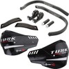 Tusk D-Flex Pro Adventure Handguards – Black Aluminum Bar/Black Shields