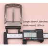 McFanBe 32-35mm (1.37") Aluminium Belt Buckle Single Prong Square Replacement