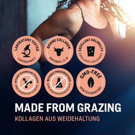 WoldoHealth Collagen, 100% Protein, Pure Hydrolysate Collagen Powder, 500 g, Tasteless, Easily Soluble, Bovine Based 1000 g