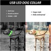 Adjustable LED Dog Collar – Reflective, Rechargeable & Anti-Lost (Green,