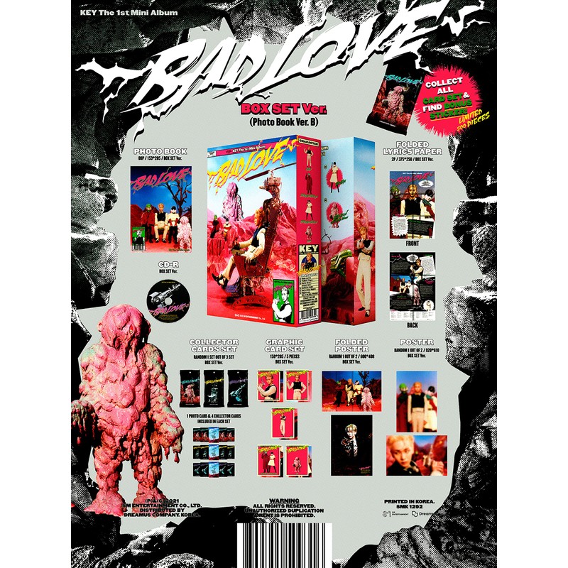 BAD LOVE-BOX SET Ver. (PhotoBook B Ver.)(韓国盤)