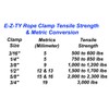 E-Z - TY Reusable Rope Clamp 3/16 inch - 2