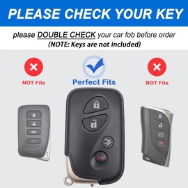 WiiLemz Key Fob Cover for Lexus RX350 RX450 GX460 LX570 CT200h ES350 GS430