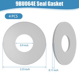 NBPLUS 9BU064E Toilet Flush Valve Seal for TOTO Aquia Toilets, Compatible with TOTO 9bu102e Gasket ST464M/412M/413M/416M Silicone Gasket Flush Valve Seal Leak-Proof 4 Pack