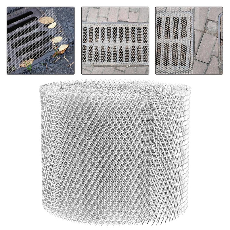 Homoyoyo 1 Roll Roof Filter Rain Gutter Covers Screen Leaf