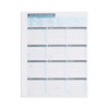 Blue Summit Supplies 50 Sheet Attendance Calendar, Employee 2022 Attendance