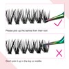Cluster Lashes 30D DIY Eyelash Extension D Curl Individual Lashes