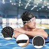 Deokke Silicone Swim Cap Soft Waterproof Durable Swimming Caps Non-Slip