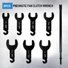 SMOTIVEPRO Pneumatic Fan Clutch Wrench Set, 8Pcs, 7/8"-2"