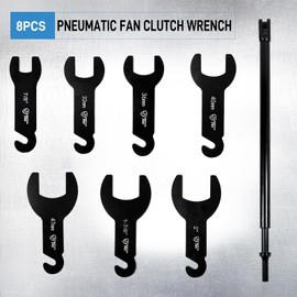SMOTIVEPRO Pneumatic Fan Clutch Wrench Set, 8Pcs, 7/8"-2"