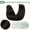 Rich Choices Clip-In Real Hair Extensions, 8 Pieces, Clip Extensions,