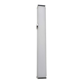 Elegant Modern Door Mezuzah Case 5.75" (146mm) (Without Scroll), Taupe Self Stick, for Indoor and Outdoor (White)